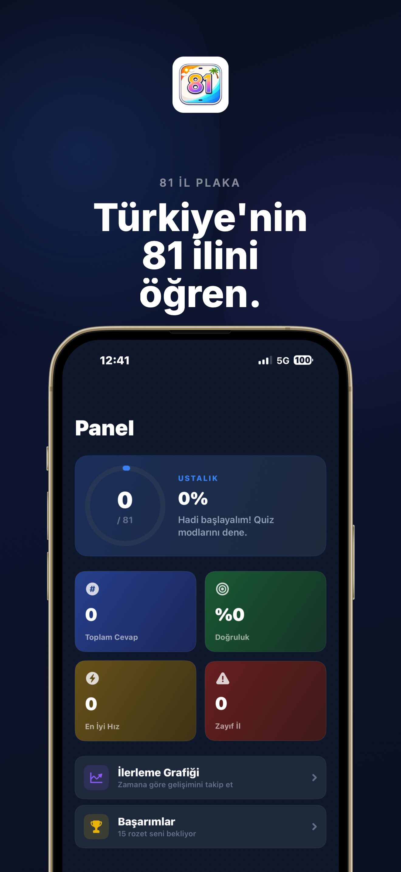 Ana ekran — günün turu